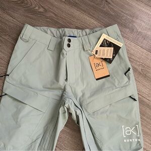 Burton AK petrol green gore tex  Pants size large new with tags snowboard ski